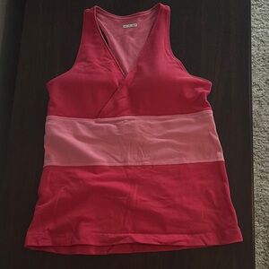 Lululemon Athletica Red and Pink Tank Top